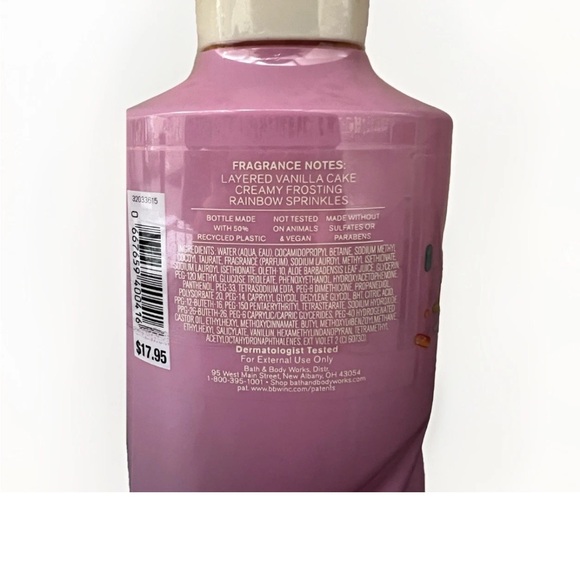Bath & Body Works Milk Bar Birthday Cake Body Wash, Set of 3, New & Sealed - Picture 4 of 4